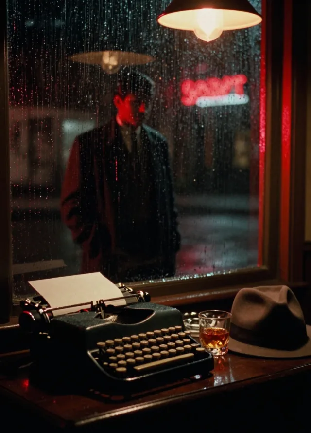 The Typewriter — collectible card from Crime & Mystery Trivia